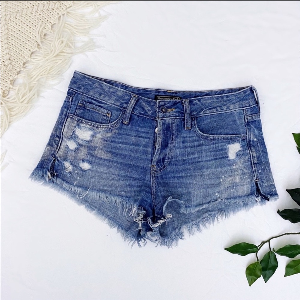 Distressed Abercrombie shorts